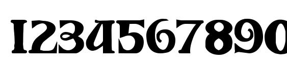 Spiral Initials Font, Number Fonts