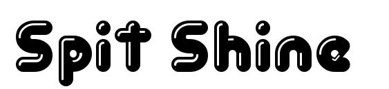 шрифт Spit Shine, бесплатный шрифт Spit Shine, предварительный просмотр шрифта Spit Shine