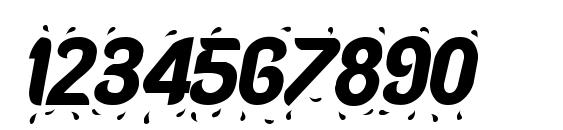 Splasher Medium Font, Number Fonts