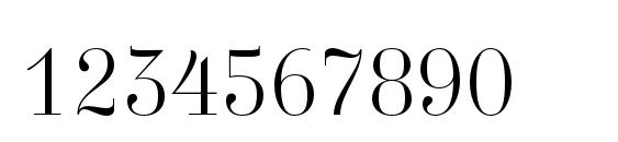 Splendid Serif Font, Number Fonts