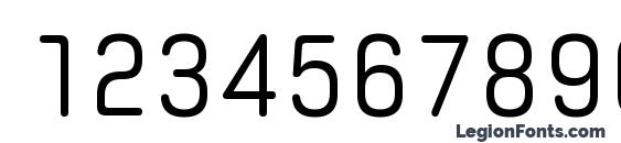 Spoon Regular Font, Number Fonts