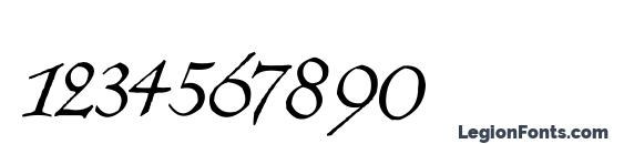 Springtime Font, Number Fonts