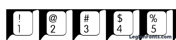 Spslkeys Font, Number Fonts