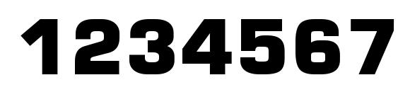 Square 721 Blk Normal Font, Number Fonts