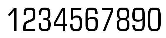 Square 721 Condensed BT Font, Number Fonts