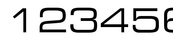 Square 721 Extended BT Font, Number Fonts