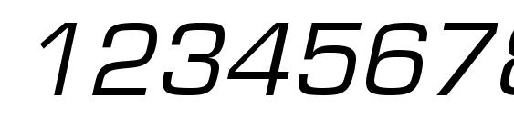 Square721 BT Italic Font, Number Fonts