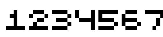 Squaredance00 Font, Number Fonts