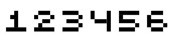 Squaredance03 Font, Number Fonts