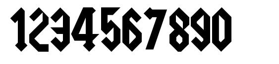 Squealer Regular Font, Number Fonts