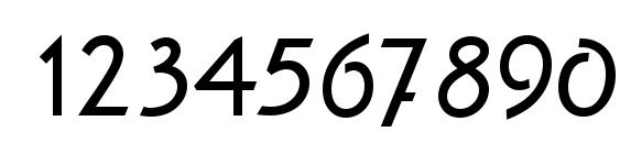 SquireD Bold Font, Number Fonts