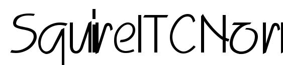 шрифт SquireITC Normal, бесплатный шрифт SquireITC Normal, предварительный просмотр шрифта SquireITC Normal