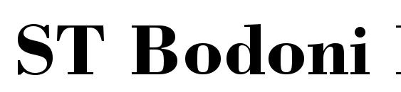 ST Bodoni Bold font, free ST Bodoni Bold font, preview ST Bodoni Bold font