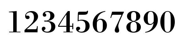 ST Bodoni Font, Number Fonts