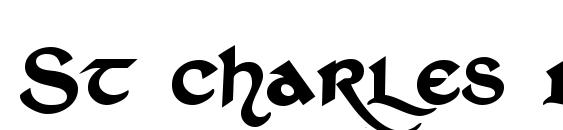 St charles dark Font