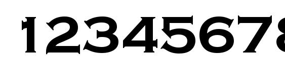 ST Copperplate Bold Font, Number Fonts