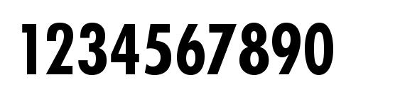 ST Function Bold Condensed Font, Number Fonts