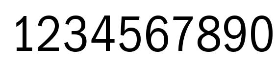 ST Gothic Condensed Font, Number Fonts