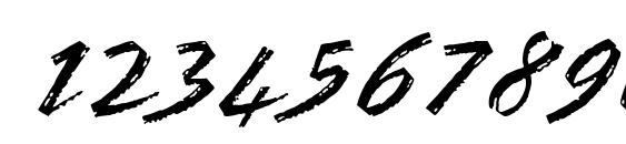 ST Teresita Script Font, Number Fonts