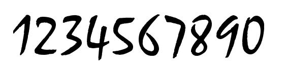 Staccato 222 BT Font, Number Fonts