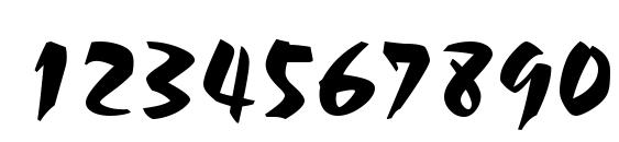 Staccato AV Font, Number Fonts
