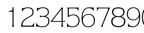 Stack Light SSi Light Font, Number Fonts