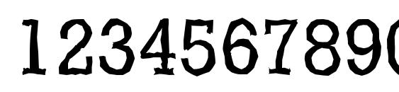 StaffordAntique Regular Font, Number Fonts