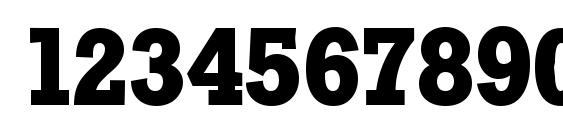 StaffordLH Bold Font, Number Fonts