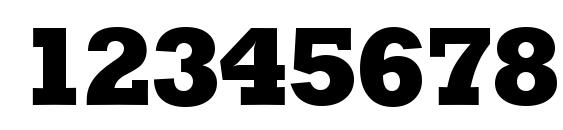 StaffordSerial Heavy Regular Font, Number Fonts