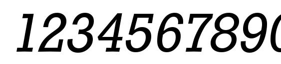 StaffordSerial Italic Font, Number Fonts