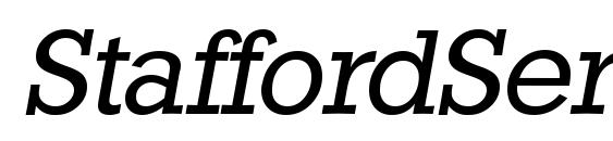 шрифт StaffordSerial Italic, бесплатный шрифт StaffordSerial Italic, предварительный просмотр шрифта StaffordSerial Italic