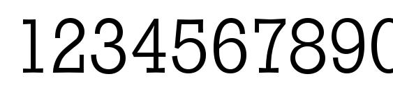 StaffordSerial Light Regular Font, Number Fonts