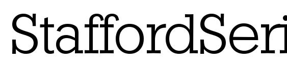 StaffordSerial Light Regular Font