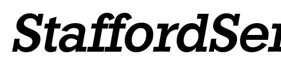 StaffordSerial Medium Italic Font