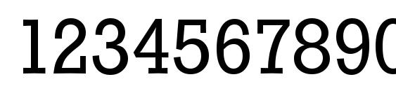 StaffordSerial Regular Font, Number Fonts