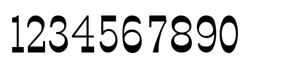 StageCoach Regular Font, Number Fonts