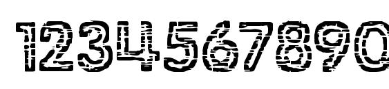 Stagnation BRK Font, Number Fonts