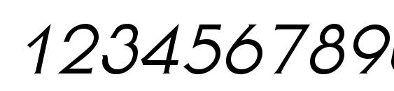 Staid Gothic Italic Font, Number Fonts