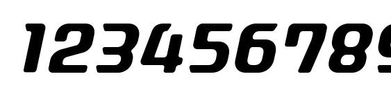 Stanley alphabetoblique Font, Number Fonts