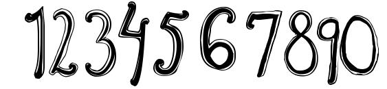 Starberry Swirl Delight Font, Number Fonts