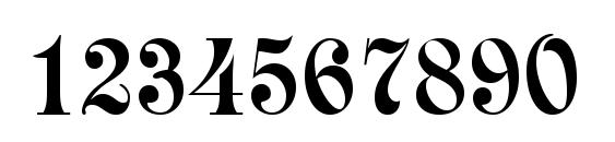 Starnberg Font, Number Fonts