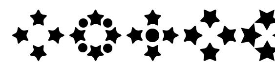 Stars for 3d fx Font, Number Fonts