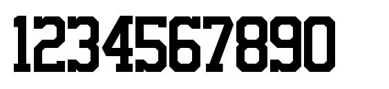 Staubach Font, Number Fonts