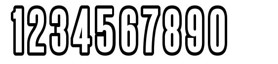 Steelfish outline Font, Number Fonts