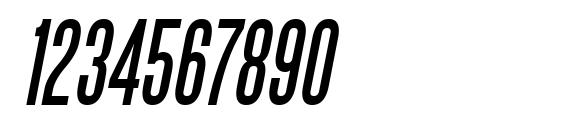 SteelTongs Italic Font, Number Fonts