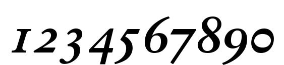 Stempel Garamond Bold Italic Oldstyle Figures Font, Number Fonts