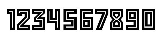 StenbergInlineITC TT Font, Number Fonts