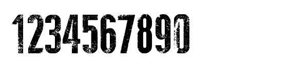 Stencil Style New Font, Number Fonts