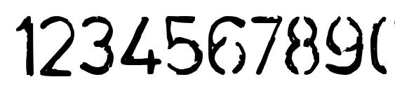 Stencilcase Bold Font, Number Fonts
