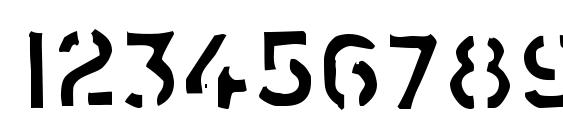 Stockstill Solid Font, Number Fonts